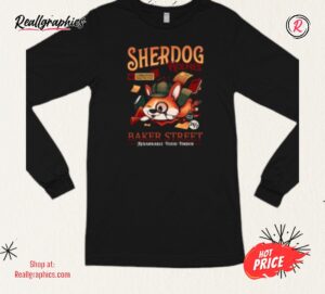mister sherdog holmes cute corgi detective shirt