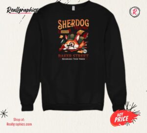 mister sherdog holmes cute corgi detective shirt