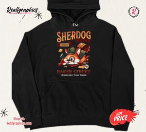 mister sherdog holmes cute corgi detective shirt