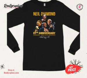 neil diamond 57th anniversary 1962 2019 signature shirt