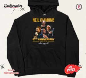 neil diamond 57th anniversary 1962 2019 signature shirt