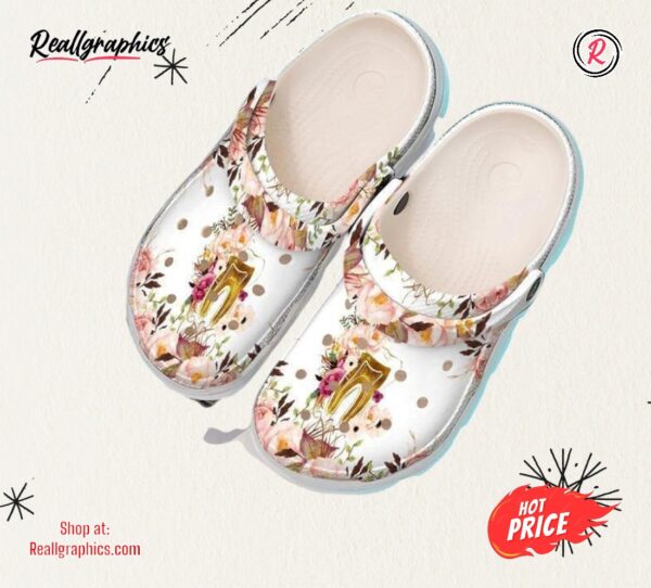 dental assistant floral dentistry classic crocs shoes