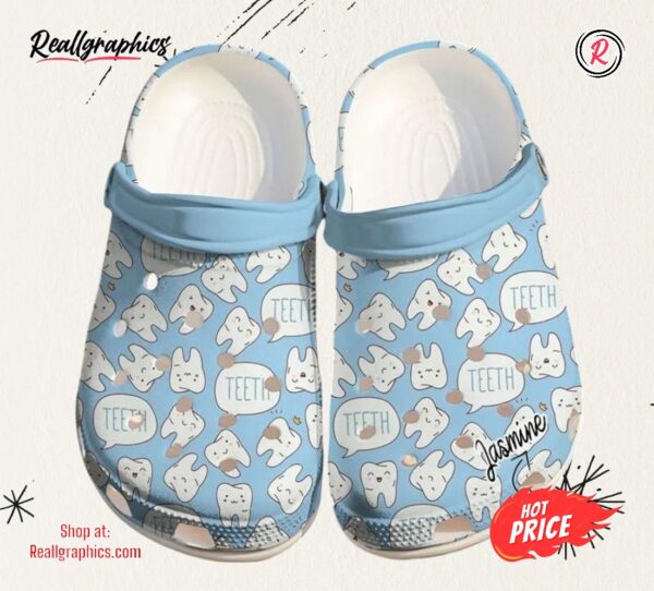 dentist happy teeth gift classic crocs shoes