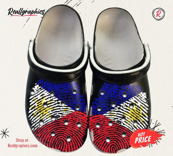 dna philippines flag filipino for men and women gift classic crocs shoes