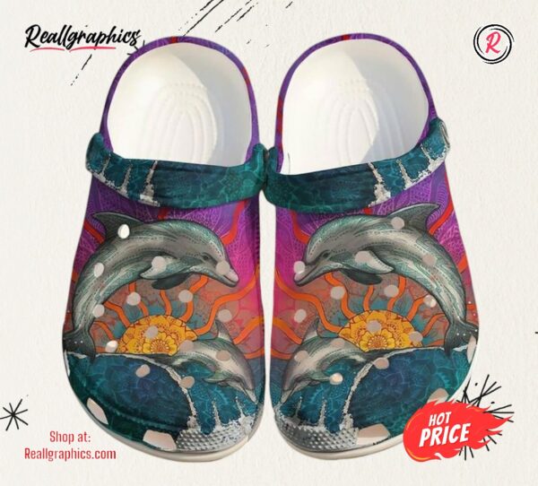 dolphin couple comfortable for mens and womens crocs