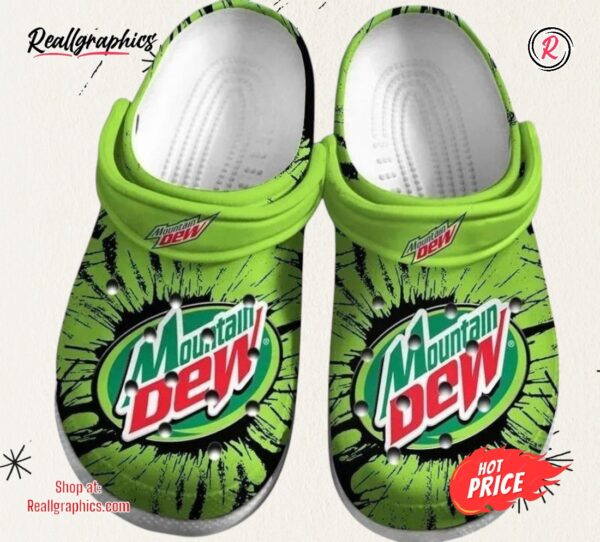 drink mountain dew gift for lover classic crocs shoes