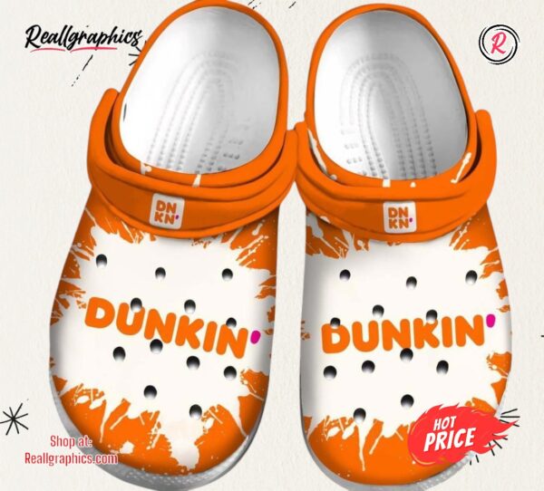 dunkin donut gift for lover classic crocs shoes