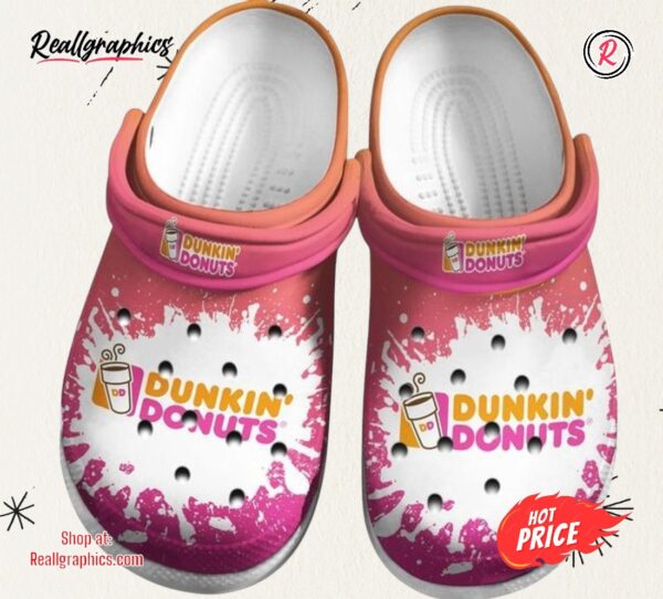 dunkin donuts coffee drink i comfortable for man and women crocs