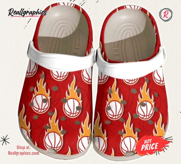 flaming hot baseball ball clogs shoes for men women