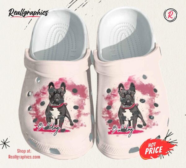 french bulldog funny gift for lover classic crocs shoes