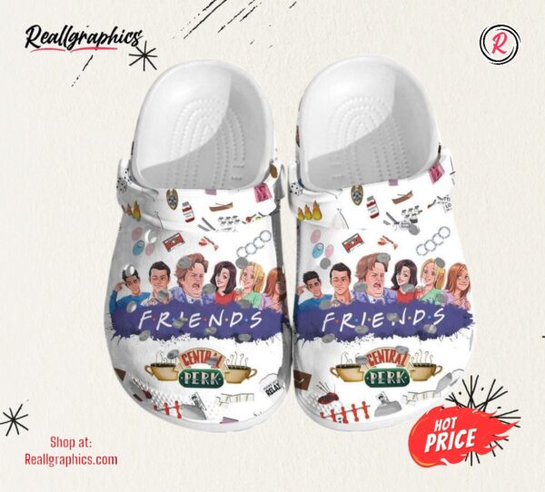 friends stickers pattern for men and women gift classic crocs shoes