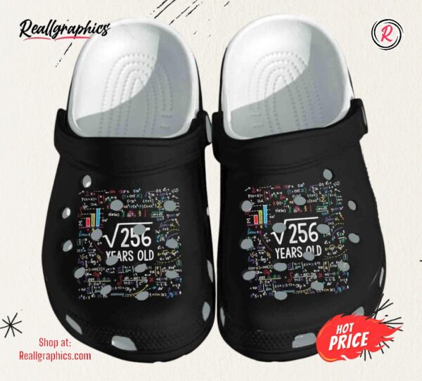 funny math birthday year old gift for lover classic crocs shoes