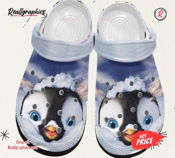 i love penguin style gift for lover classic crocs