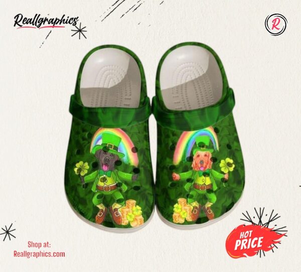 irish labrador dog classic crocs shoes