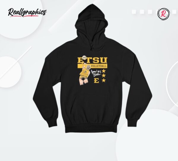 Jenna Forster Etsu Women's Volleyball Signature Cartoon Player Shirt