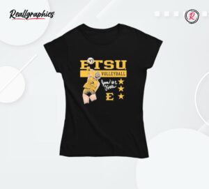 Jenna Forster Etsu Women's Volleyball Signature Cartoon Player Shirt