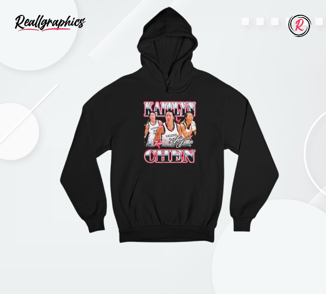 Kaitlyn Chen Uconn Huskies Signature 90s Vintage Graphic Shirt Kaitlyn Chen Uconn Huskies Signature 90s Vintage Graphic Shirt