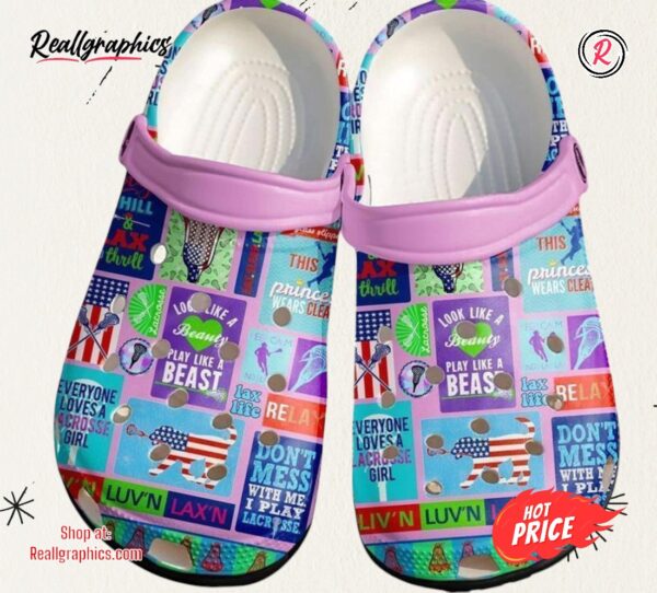 lacrosse girl classic crocs shoes
