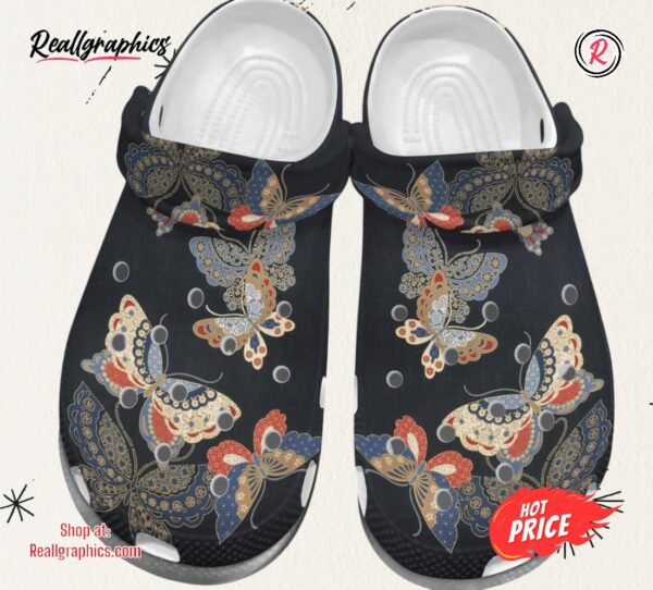 Lighting Buttefly Magic Gift For Lover Classic Crocs Shoes