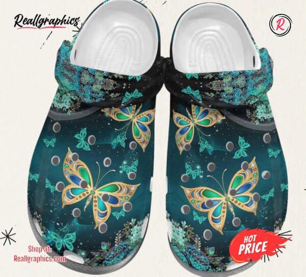 lighting butterfly croc shoes for women magical butterflies shoes classic crocs crocs