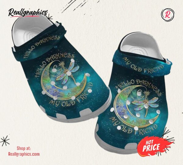 magical moon dragonfly croc shoes men women hello darkness shoes classic crocs shoes