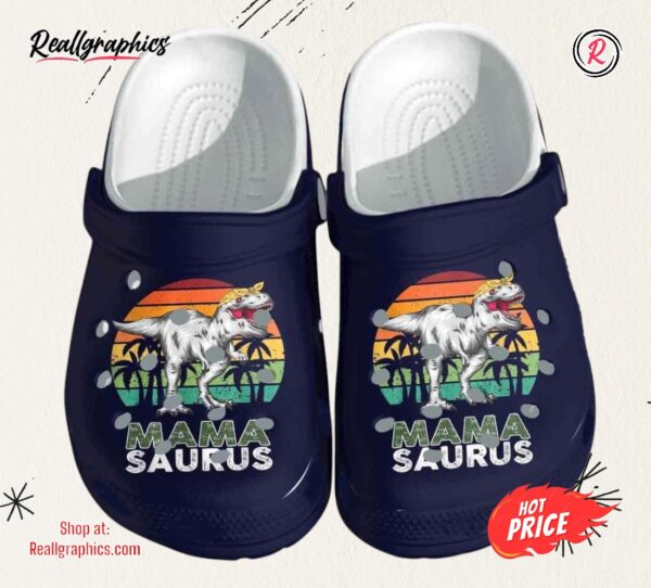 Mama Saurus Gift For Lover Classic Crocs Shoes