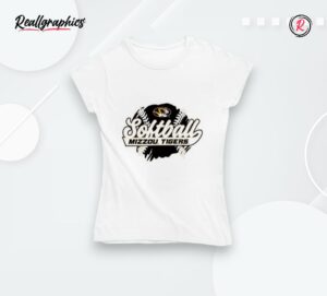 mizzou tigers 2025 softball stitching shirt