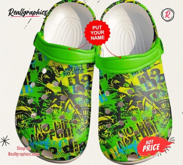 motor motor dirt fun unisex classic crocs