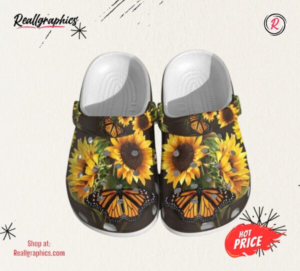 new sunflowers classic crocs shoes