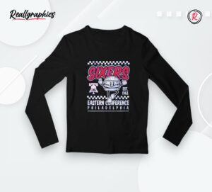 philadelphia 76ers eastern conference food character shirt