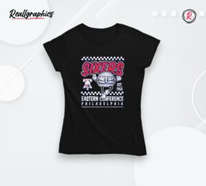 philadelphia 76ers eastern conference food character shirt