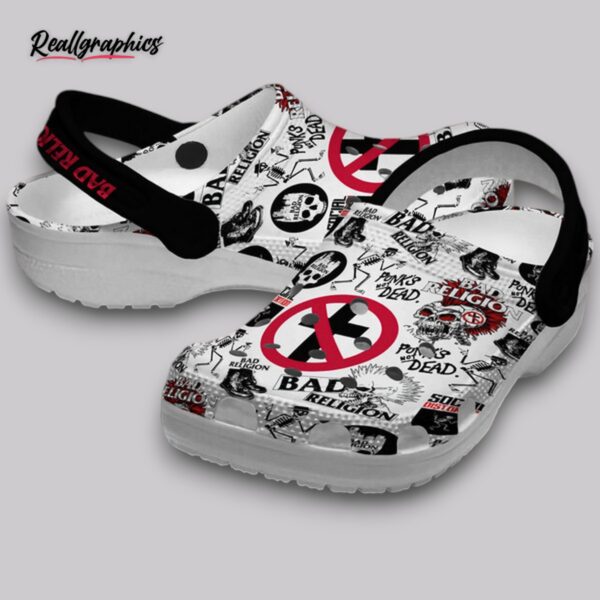 bad religion skeleton clogs - halloween shoes for kids & adults
