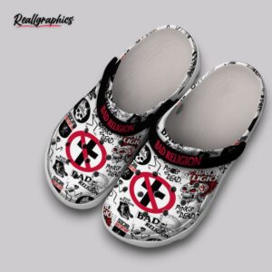 bad religion skeleton clogs - halloween shoes for kids & adults