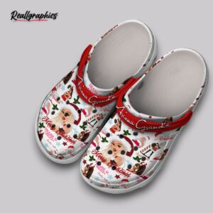 Christmas Clogs Ariana Grande Holiday Print - Kids & Adults