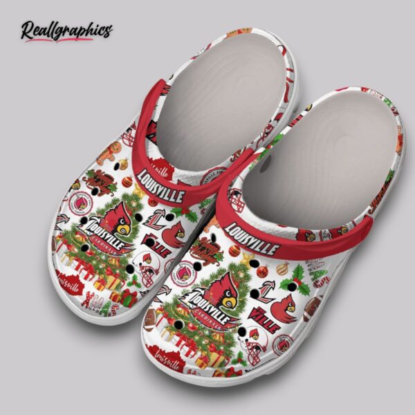 Christmas Clogs Louisville Print - Kids & Adults Festive Holiday Shoes