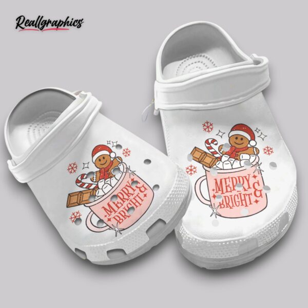 Christmas Clogs - Merry Bright Holiday Print Shoes