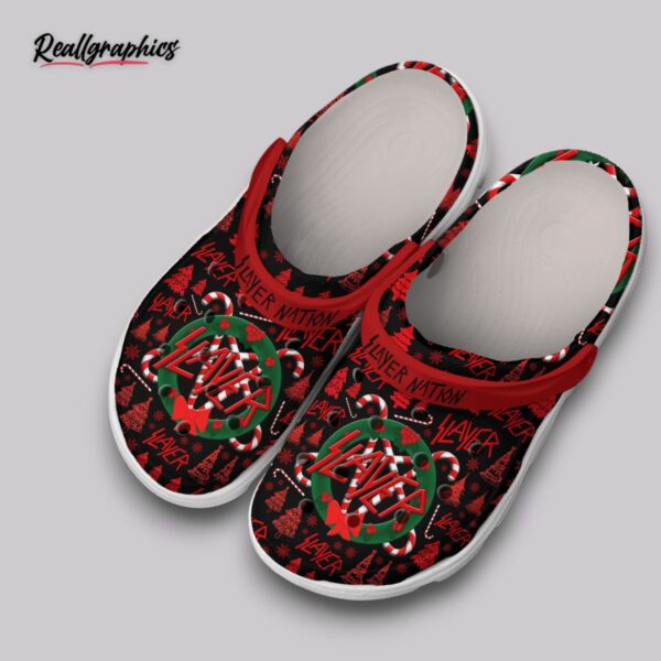 Christmas Clogs Slayer Nation Holiday Shoes for Kids & Adults