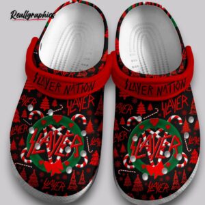 Christmas Clogs Slayer Nation Holiday Shoes for Kids & Adults