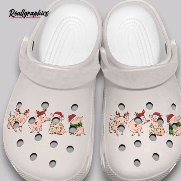 Christmas Crocs Big Farm Unisex Clogs - Holiday Print