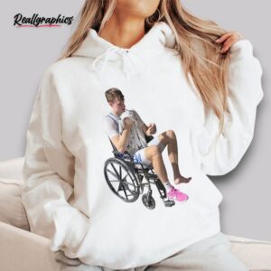 cooper flagg in wheelchair shirt