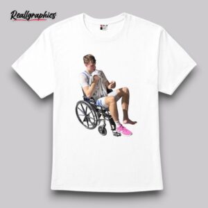 cooper flagg in wheelchair shirt