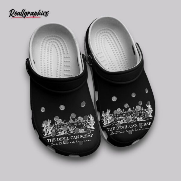 devil scrap crocs - unisex classic clogs