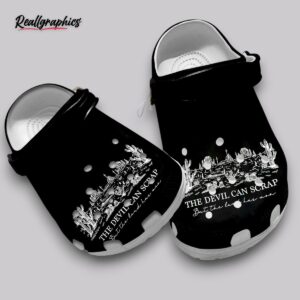 devil scrap crocs - unisex classic clogs