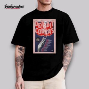 detroit cobras spring tour 2025 poster shirt