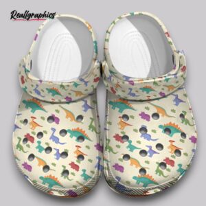 dinosaur constellation clogs - printed design shoes