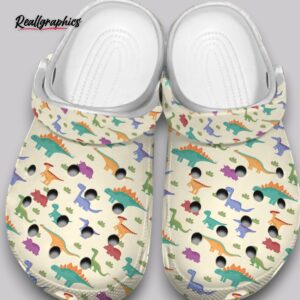 dinosaur constellation clogs - printed design shoes