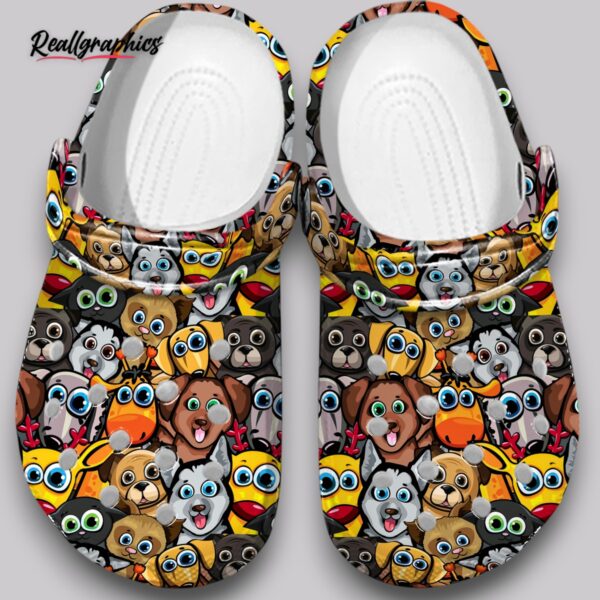dog clogs - paw print design