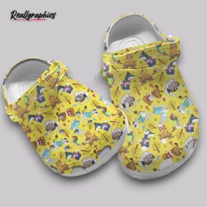 dog clogs - paw print design