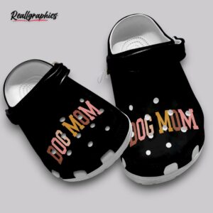 dog mom crocs - fluffy paw print unisex classic clogs
