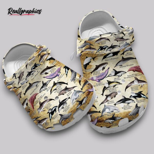 dolphin & porpoise clogs - ocean sea life shoes